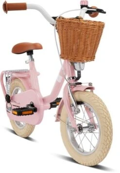 Puky Kinderfahrrad Mit Lenkerkorb Steel Classic 12 Retro Rosé -Roba || Pinolino Verkaufsgeschäft 00004118 additionalimage 1