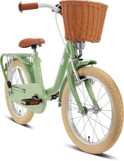 Puky Kinderfahrrad Mit Lenkerkorb Steel Classic 16 Retro Green -Roba || Pinolino Verkaufsgeschäft 00004233 additionalimage 1