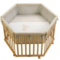 Roba Laufgitter Liebhabär Natur, 6-eckig 120 Cm -Roba || Pinolino Verkaufsgeschäft 0232 s105 6 eckiges laufgitter 300 2