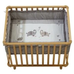 Roba Laufgitter Jumbotwins Natur, Rechteckig 75x100 Cm -Roba || Pinolino Verkaufsgeschäft 0241 s145 laufgitter jumbotwins grau 4