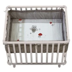 Roba Laufgitter Adam Und Eule Weiß, 75x100 Cm -Roba || Pinolino Verkaufsgeschäft 0241w s148 laufgitter adam und eule 4