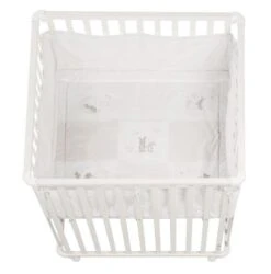 Roba Laufgitter Fox & Bunny Weiß, Quadratisch 100x100 Cm