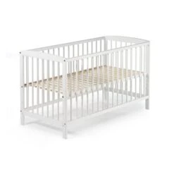 Schardt Felix Kinderbett Kiefer Weiß 60x120 Cm 4 Seiten Gestäbt