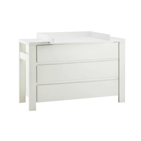 Schardt Milano Weiß Wickelkommode Extra Breit 3 Schubkästen - Mit Wickelaufsatz 3 Schardt Milano Weiß Wickelkommode Extra Breit 3 Schubkästen - Mit Wickelaufsatz