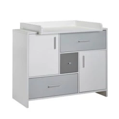 Schardt Candy Grey Kinderzimmer Inkl. Umbauseiten Mit 3-türigem Schrank -Roba || Pinolino Verkaufsgeschäft 05 850 24 00 candy grey wickelkommode 3