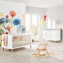 Pinolino Lumi Sparset Extrabreit - 2-teilig Kinderbett & Wickelkommode
