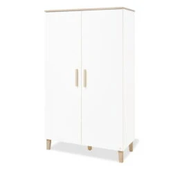 Pinolino Lumi Kinderzimmer Extrabreit - 2T Weiß/Eiche Dekor Mit Echtholzstruktur -Roba || Pinolino Verkaufsgeschäft 100032b 10 1