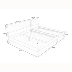 Nature Kid Fabi Familienbett Weiß 180 X 200 Cm Doppeltbett Und 90 X 200 Cm Einzelliege -Roba || Pinolino Verkaufsgeschäft 100230 familienbett skizze