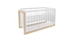 Nature Kid Babyzimmer Set Lisa Acryl 2-türig 4-teilig -Roba || Pinolino Verkaufsgeschäft 100256 babybett acryl lisa whiteroom02 1