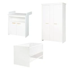 Roba Anton Kinderzimmer 2,5T Bett, Wickelkommode, Schrank