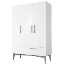 Roba Mika Kinderzimmer 3T Weiß Bett, Wickelkommode, Schrank -Roba || Pinolino Verkaufsgeschäft 1012829 kinderzimmerset 04 f