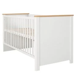 Roba Ava Kinderzimmer Sparset Weiß/natur Bett Und Wickelkommode -Roba || Pinolino Verkaufsgeschäft 1012830 kinderzimmerset 02 f 1