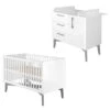 Roba Mika Kinderzimmer Sparst Weiß Bett Und Wickelkommode -Roba || Pinolino Verkaufsgeschäft 1014829 kinderzimmerset 01 f