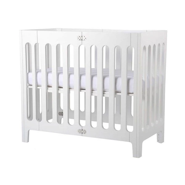 Bloom Alma Mini Babybett - Coconut White Klappbar, Inkl. Rollen 4 Bloom Alma Mini Babybett - Coconut White Klappbar, Inkl. Rollen – Bild 2