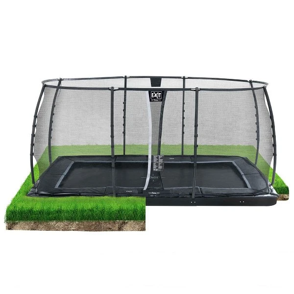 EXIT TOYS EXIT Dynamic Bodentrampolin 275x458 Cm Inkl. Sicherheitsnetz - Höchster Sprungkomfort 3 EXIT TOYS EXIT Dynamic Bodentrampolin 275x458 Cm Inkl. Sicherheitsnetz - Höchster Sprungkomfort