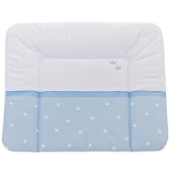 Träumeland Wickelauflage Krone Blau 75 X 85 Cm