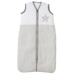 Schardt Schlafsack 70/90 Cm Stern Beige Mit Applikation 2fach Verwendbar Durch Druckknöpfe