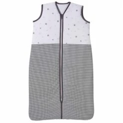 Schardt Schlafsack 70/90 Cm Sternchen Grau 2-fach Verwendbar Durch Druckknöpfe