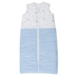 Schardt Schlafsack 70/90 Cm Herzchen Hellblau 2-fach Verwendbar Durch Druckknöpfe