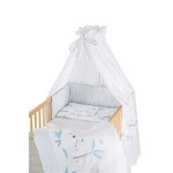 Schardt Origami Black Bettset 4- Teilig Mit Bettwäsche, Himmel Und Nestchen -Roba || Pinolino Verkaufsgeschäft 13 402 1 774 bett set 4 teilig koala gr 11