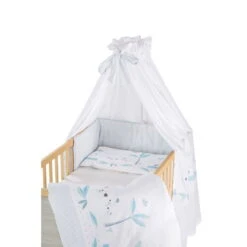 Schardt Safari Bettset 4- Teilig Mit Bettwäsche, Himmel Und Nestchen -Roba || Pinolino Verkaufsgeschäft 13 402 1 774 bett set 4 teilig koala gr 3