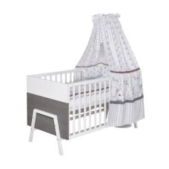 Schardt Mimi Bettset 4- Teilig Mit Bettwäsche, Himmel Und Nestchen -Roba || Pinolino Verkaufsgeschäft 13 402 760 bettwset 4 teilig mimi gr 3