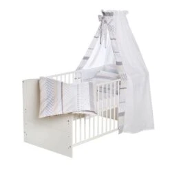 Schardt Playmo Bettset 4- Teilig Mit Bettwäsche, Himmel Und Nestchen -Roba || Pinolino Verkaufsgeschäft 13 410 779 bettset 4 teilig playmo gr 3