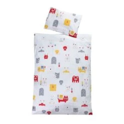 Schardt Monster Bettset 4- Teilig Mit Bettwäsche, Himmel Und Nestchen -Roba || Pinolino Verkaufsgeschäft 13 501 1 744 bettwaesche 2 teilig monster 1