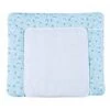 Schardt Wickelauflage Birdy Blau 80x75 Cm Inkl. Abnehmbarem Frotteebezug