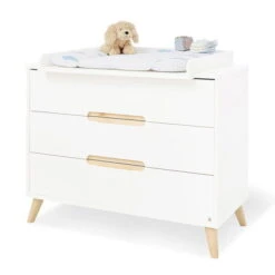 Pinolino Move Sparset Breit Inkl. Wandregal Wickelkommode & Kinderbett -Roba || Pinolino Verkaufsgeschäft 133419b 04 3 1