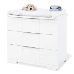 Pinolino Polar Kinderzimmer Breit Groß - 3T Inkl. Wandregal Edelmatt Weiß -Roba || Pinolino Verkaufsgeschäft 133421b 01