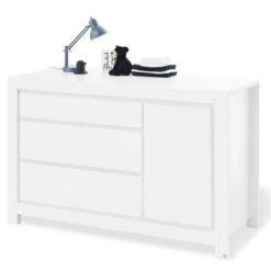 Pinolino Milk Sparset Extrabreit Inkl. Wandregal Kinderbett & Wickelkommode -Roba || Pinolino Verkaufsgeschäft 133424x 01 1