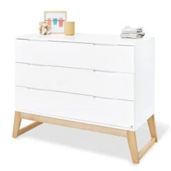 Pinolino Bridge Sparset Breit Inkl. Wandregal Kinderbett & Wickelkommode -Roba || Pinolino Verkaufsgeschäft 133466b 02 2