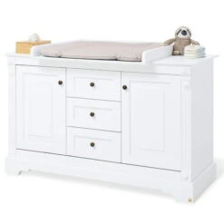 Pinolino Emilia Kinderzimmer Extrabreit 2T Inkl. Wandregal Edelmatt Weiß -Roba || Pinolino Verkaufsgeschäft 133467x 5