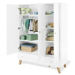 Pinolino Hilda & Pan Kinderzimmer Breit Groß 3türig Inkl. Hausbett Und Wandregal 16 Pinolino Hilda & Pan Kinderzimmer Breit Groß 3türig Inkl. Hausbett Und Wandregal -Roba || Pinolino Verkaufsgeschäft 143420g offen 2 1