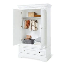 Pinolino Emilia Kinderzimmer Breit 2T Inkl. Wandregal Edelmatt Weiß -Roba || Pinolino Verkaufsgeschäft 143467 01