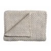 Schardt Strickdecke Beige 75x100 Cm Tagesdecke - 100% Baumwolle