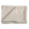 Schardt Strickdecke Natur 75x100 Cm Tagesdecke - 100% Baumwolle