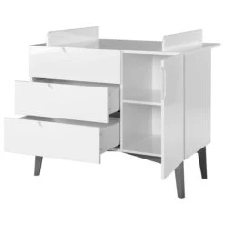 Roba Retro 2 Wickelkommode 3 Schubkästen, 1 Tür -Roba || Pinolino Verkaufsgeschäft 1731807 retro2 wickelkommode f 02 2