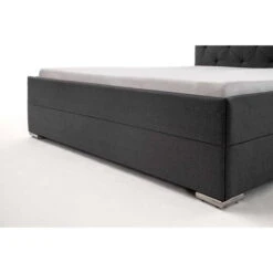 Meise Möbel Chicago Polsterbett Anthrazit 180 X 200 Cm Mit Chromfüßen -Roba || Pinolino Verkaufsgeschäft 1916 20 fein