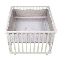 Roba Laufgitter Indibär Weiß 100x100 Cm