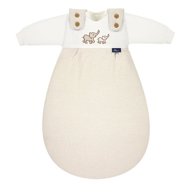Alvi Baby Mäxchen BIO-Baumwoll-Jersey Olifant 050-6 - 3-tlg. Schlafsack - Größe Wählen 3 Alvi Baby Mäxchen BIO-Baumwoll-Jersey Olifant 050-6 - 3-tlg. Schlafsack - Größe Wählen