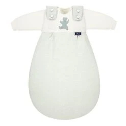 Alvi Baby Mäxchen BIO-Baumwoll-Jersey Smoky Stripe 051-3 - 3-tlg. Schlafsack - Größe Wählen