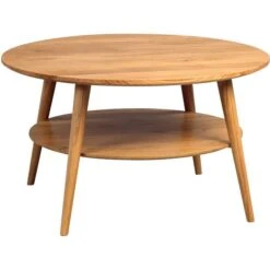 HomeTrends4You Couchtisch Stella Wildeiche Massiv