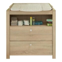 Trendteam Olivia Wickelkommode Eiche Sägerau