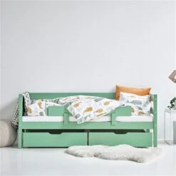 Hoppekids ECO Comfort Juniorbett Pale Green Kinderbett In 70 X 160 Cm -Roba || Pinolino Verkaufsgeschäft 30 000639 07m 36 1006 39 07m 30 0007 30 0007 39 000 milieu 3 1