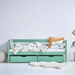 Hoppekids ECO Comfort Juniorbett Pale Green Kinderbett In 70 X 160 Cm -Roba || Pinolino Verkaufsgeschäft 30 000639 07m 36 1006 39 07m milieu 2 1