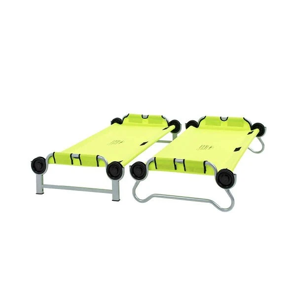 Kid-O-Bunk Campingbett Grün Mit Seitentaschen Etagenbett Von Disc-O-Bed 4 Kid-O-Bunk Campingbett Grün Mit Seitentaschen Etagenbett Von Disc-O-Bed – Bild 2