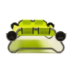 Kid-O-Bed Einzelbett Grün Mit Rundem Rahmen Das Campingbett Von Disc-O-Bed -Roba || Pinolino Verkaufsgeschäft 30005rn gruen rund 3