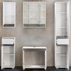 Trendteam Sol Badmöbel 5-teilig Weiß -Roba || Pinolino Verkaufsgeschäft 30078